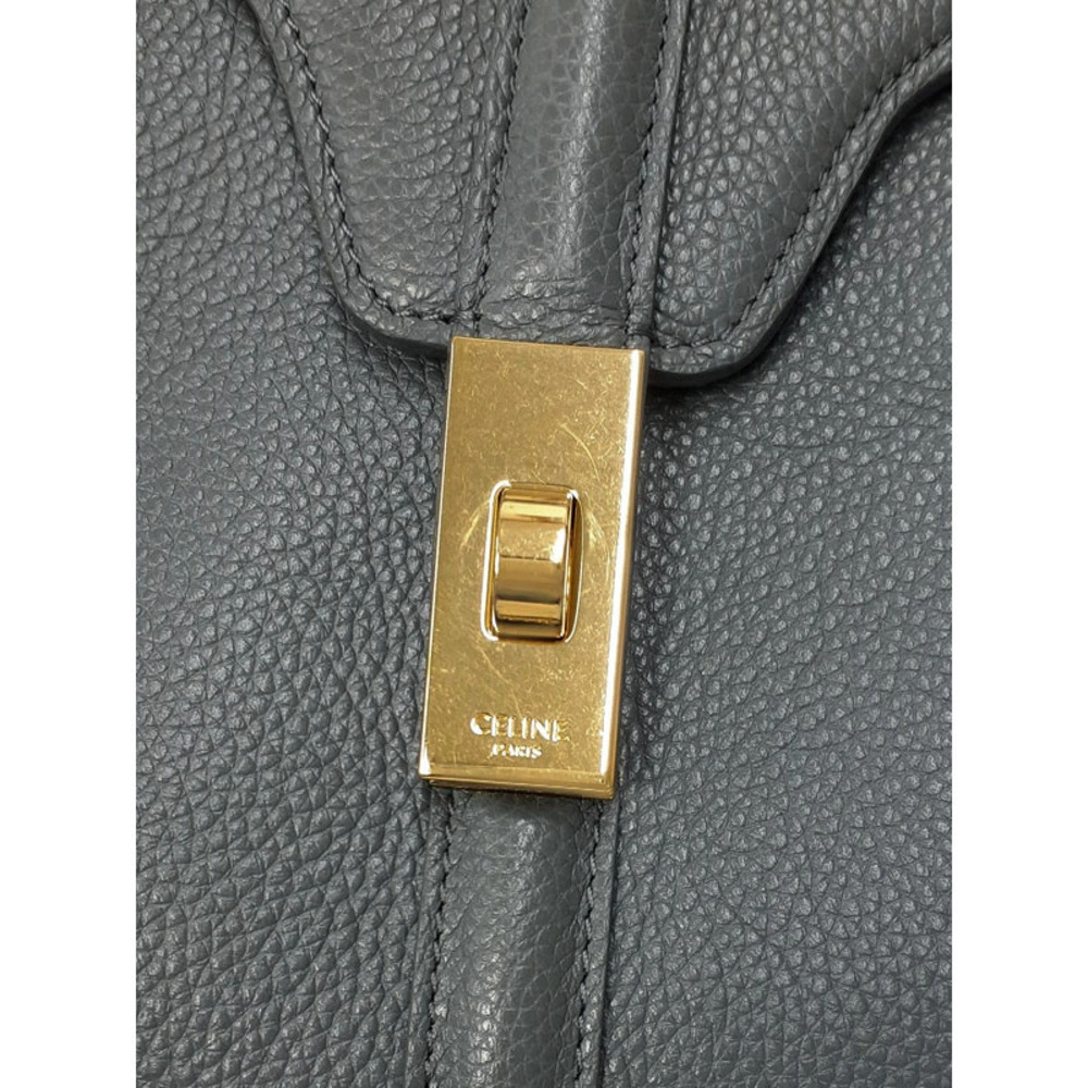 Celine 16 Bag Calfskin Leather 2way Shoulder Bag - Picture 8 of 9